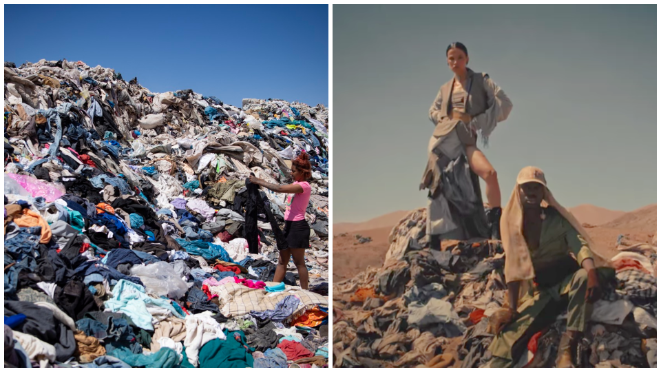Najväčšia skládka oblečenia na púšti Atacama / Atacama Fashion show