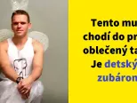 Takto chodí do práce oblečený zubár.