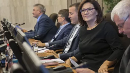 Na archívnej snímke nová ministerka školstva, vedy, výskumu a športu SR Martina Lubyová.