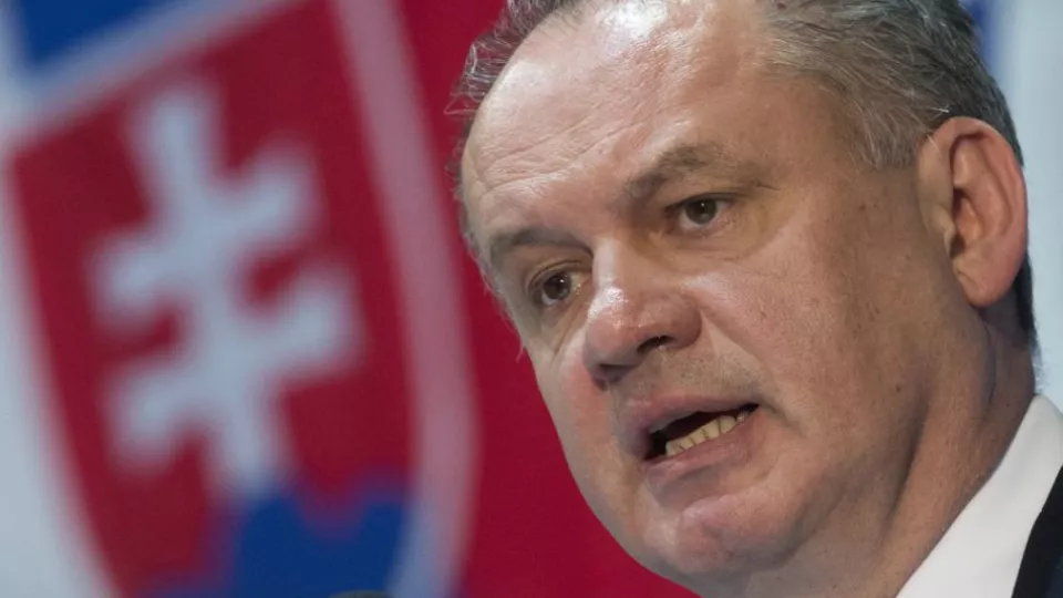 Na archívnej snímke prezident SR Andrej Kiska.