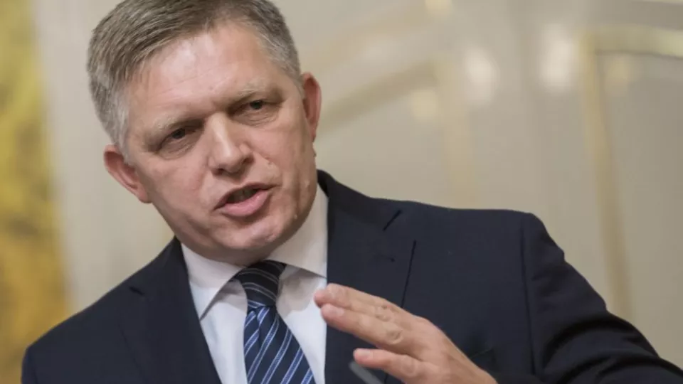 Na snímke predseda vlády SR Robert Fico 