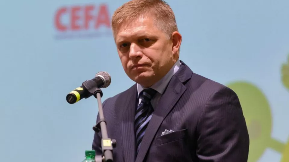 Na snímke predseda vlády Robert Fico.