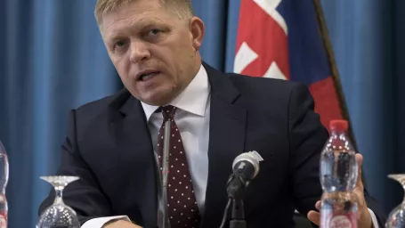 Na snímke premiér SR Robert Fico.