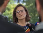 Na snímke nová ministerka školstva, vedy, výskumu a športu SR Martina Lubyová.