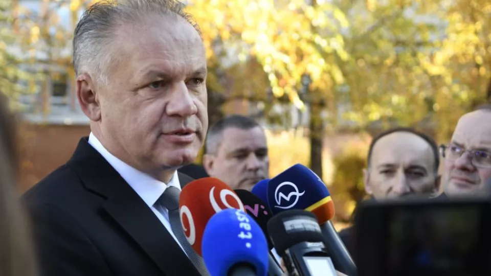 Na snímke prezident SR Andrej Kiska.