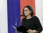 Na snímke ministerka školstva, vedy, výskumu a športu SR Martina Lubyová. 