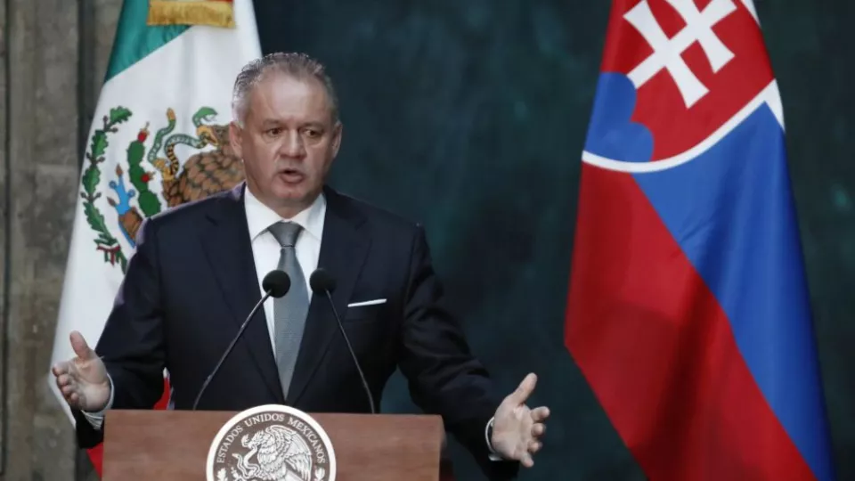 Slovenský prezident Andrej Kiska v Mexiku. 