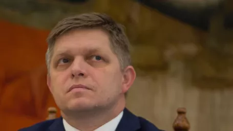 Na archívnej snímke predseda vlády SR Robert Fico.