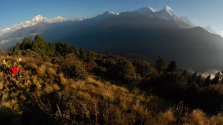 Hora Annapurna v Himalájach, ilustračné foto