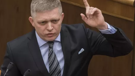 Na snímke predseda vlády SR Robert Fico. 