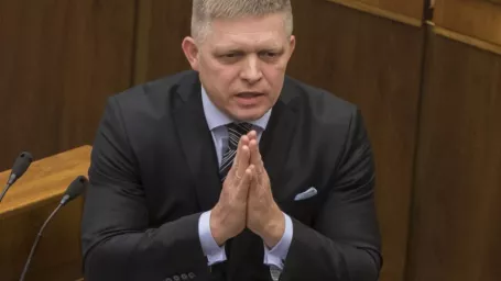  Na snímke predseda vlády SR Robert Fico. 