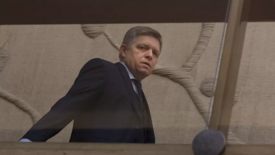 Na archívnej snímke predseda vlády SR Robert Fico.