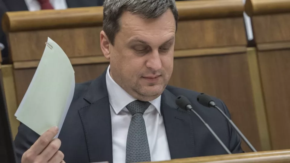 Na archívnej snímke predseda Národnej rady SR Andrej Danko. 