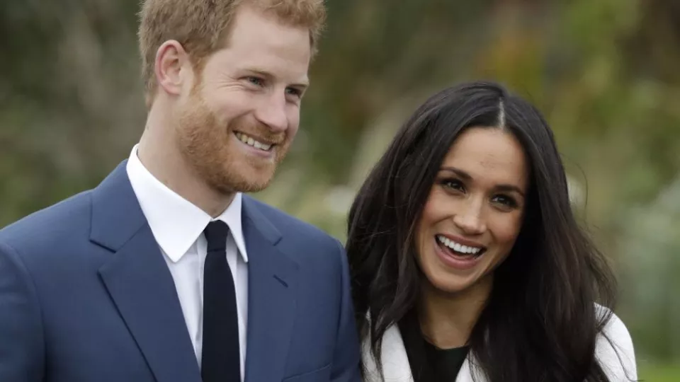 Britský princ Harry a jeho snúbenica  Meghan Markleová 