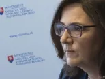 Na archívnej snímke ministerka školstva, vedy, výskumu a športu SR Martina Lubyová. 