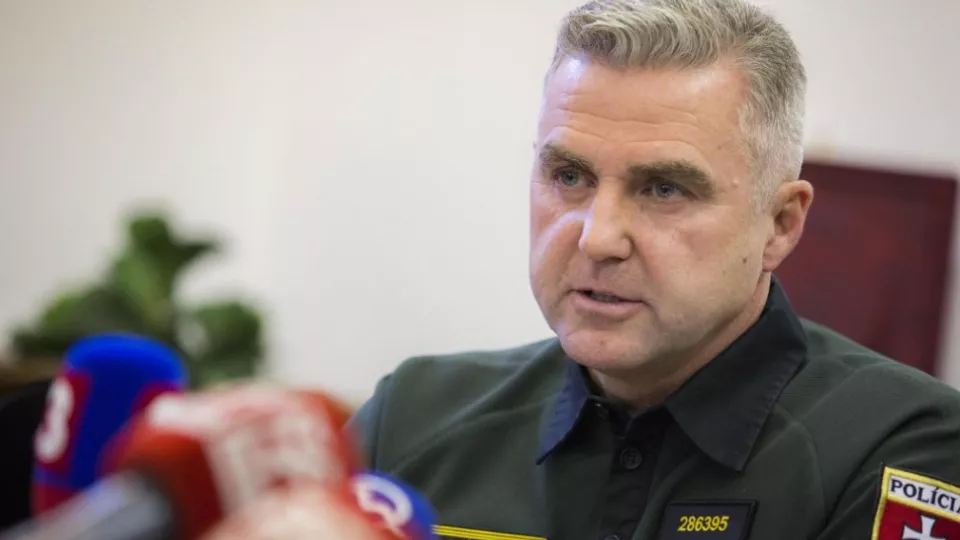 Na snímke prezident Policajného zboru SR Tibor Gašpar. 