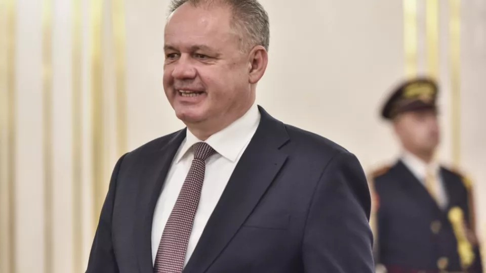 Na archívnej snímke prezident SR Andrej Kiska. 