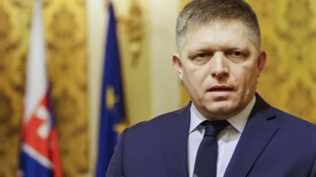 Na archívnej snímke predseda vlády Robert Fico. 