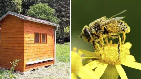 Apidomček na Kačíne v Bratislave.