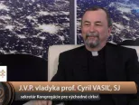 J.V.P. vladyka profesor Cyril Vasiľ ako hosť v relácii CD Klub.