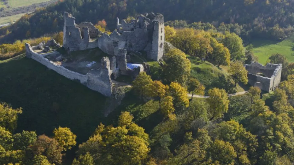 Hrad Brekov, archívna snímka.