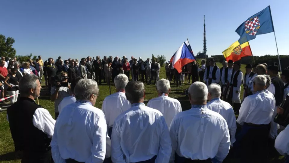 Návštevníci Slávností bratstva Čechov a Slovákov, archívna snímka.