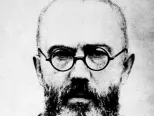 Na nedatovanej snímke poľský františkánsky duchovný Maximiliän Kolbe.