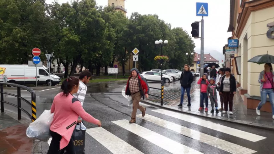 Na archívnej snímke centrum mesta Stará Ľubovňa.