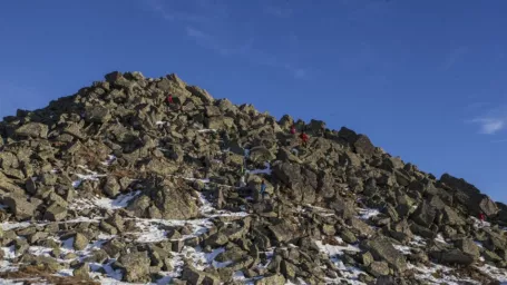 Na archívnej snímke Chopok (2 024 m) v Nízkych Tatrách. 