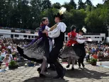 Na snímke amfiteáter Trnovce počas záverečného ceremoniálu 59. ročníka Medzinárodného folklórneho festivalu Myjava. 17. júna 2018 