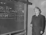 Na archívnej snímke z 28. decembra 1934 Albert Einstein.