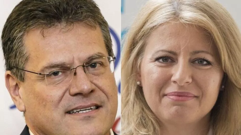 Maroš Šefčovič, Zuzana Čaputová