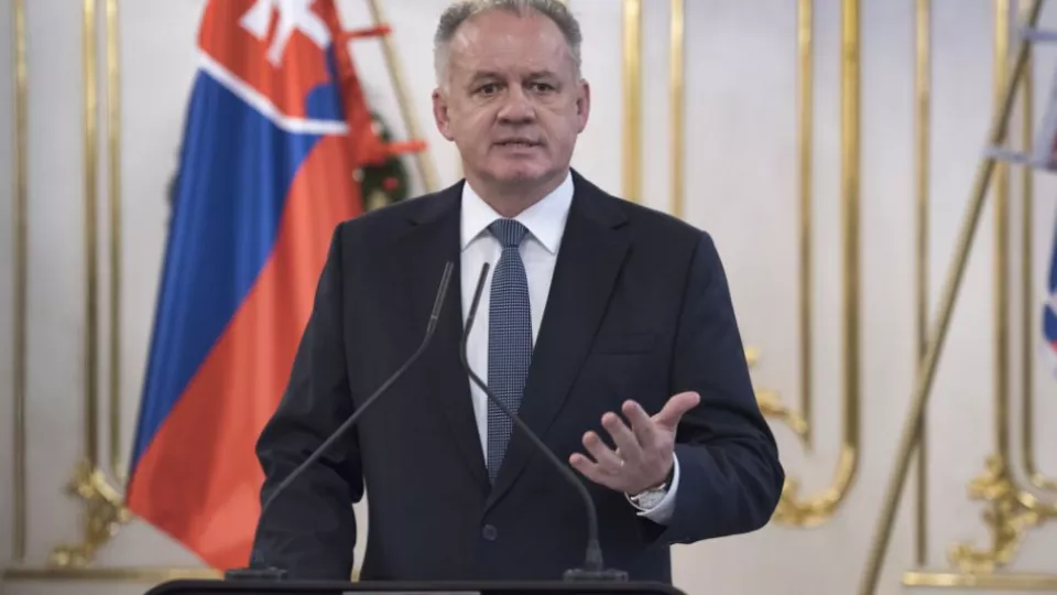 Na archívnej snímke prezident SR Andrej Kiska.