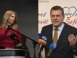 Na snímke Z. Čaputová a M. Šefčovič