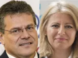 Maroš Šefčovič, Zuzana Čaputová.