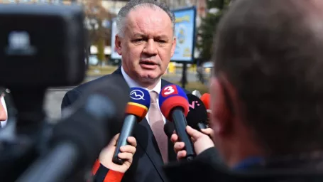 Na archívnej snímke prezident SR Andrej Kiska.