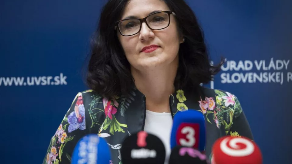 Na archívnej snímke ministerka školstva, vedy, výskumu a športu SR Martina Lubyová.