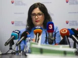 Na archívnej snímeke ministerka školstva, vedy, výskumu a športu SR Martina Lubyová (nominantka SNS).