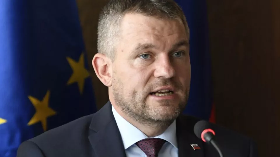 Na archívnej snímke predseda vlády SR Peter Pellegrini.