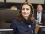 Na snímke ministerka zdravotníctva SR Andrea Kalavská počas 159. rokovania vlády 4. júna 2019 v Bratislave.