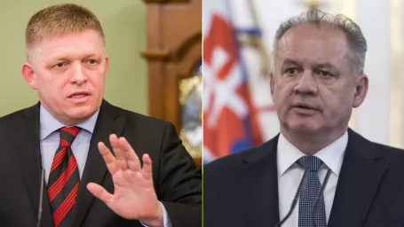 Robert Fico a Andrej Kiska