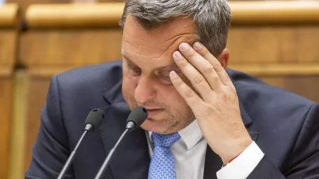 Na snímke predseda NR SR Andrej Danko