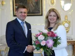 Zľava: Lászlí Sólymos a Zuzana Čaputová