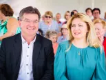 Miroslav Lajčák a Zuzana Čaputová