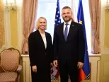 Bridget Brinková a Peter Pellegrini