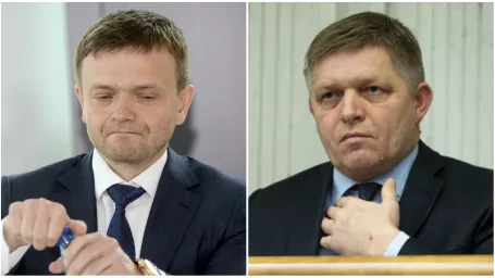 Jaroslav Haščák a Robert Fico