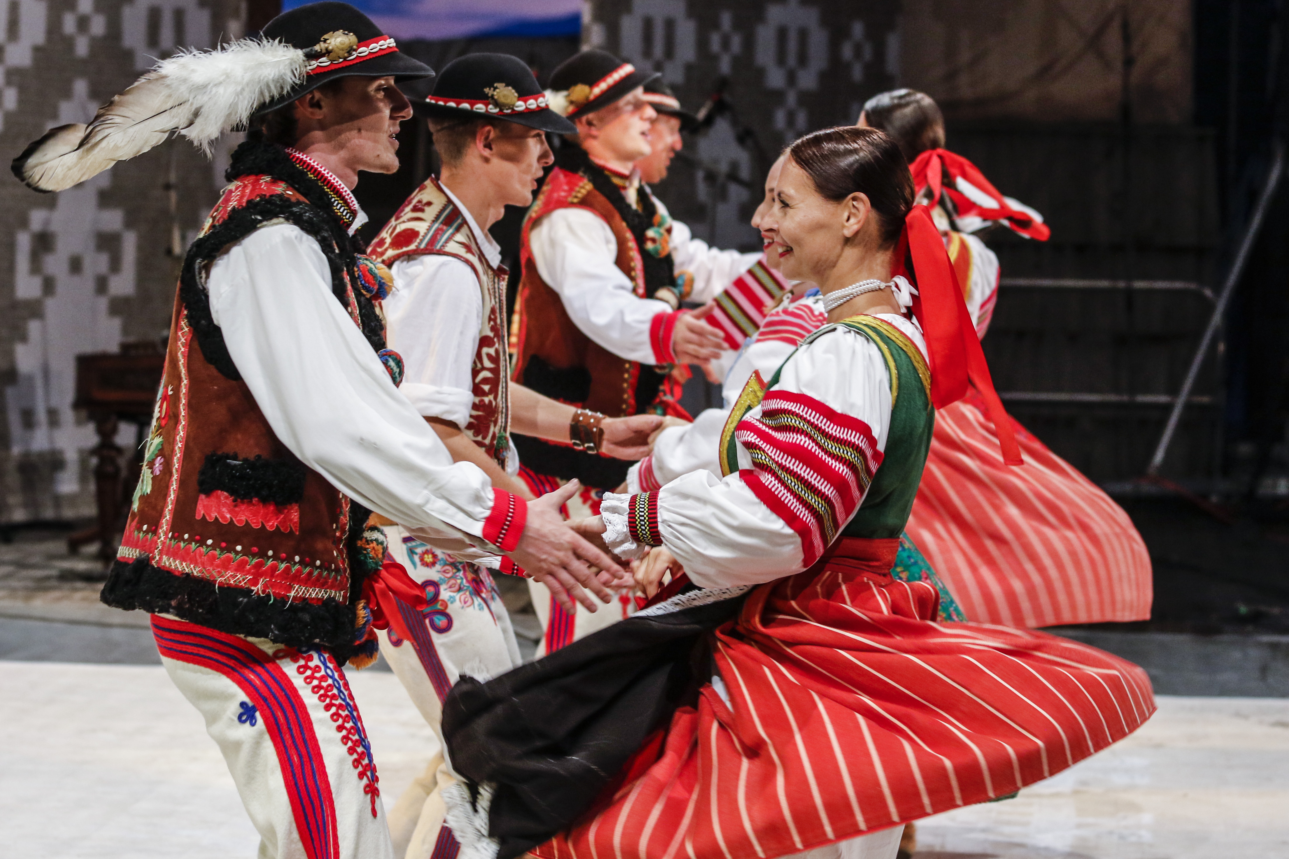 Na snímke úvodný deň 62. ročníka najrozsiahlejšej prehliadky tradičnej ľudovej kultúry na Slovensku, festivalu Východná 2016 vo Východnej 1. júla 2016.