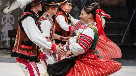 Na snímke úvodný deň 62. ročníka najrozsiahlejšej prehliadky tradičnej ľudovej kultúry na Slovensku, festivalu Východná 2016 vo Východnej 1. júla 2016.