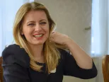 Na snímke prezidentka SR Zuzana Čaputová počas rozhovoru pre TASR.