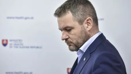 Na snímke predseda vlády SR Peter Pellegrini